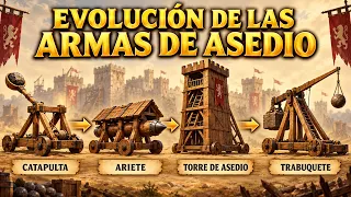 Evolution of SIEGE WEAPONS and ENGINES (History documentary)