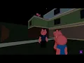 This is what happens when grandma piggy in the roof...
