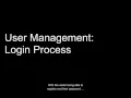 User Management Login