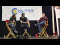 Courtney Ford Brandon J Routh and Patty Hawkins q and a panel