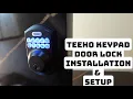 How to Install Use a TEEHO Keypad Door Lock