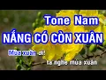 Download Lagu Karaoke Nắng Có Còn Xuân - Tone Nam (G#m) | Nhan KTV