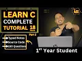C Language Tutorial for Beginners with Notes Practice Questions Part 2 helloworld - institute