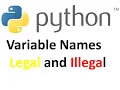 Python Tutorial-5 For Beginners Variable Names Legal and Illegal programming Mode