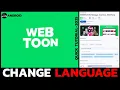 How to Change Language in Webtoon App Android iOS