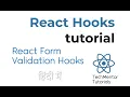 - React Form Validation Hooks React Hook Form
