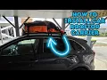 Installing cargo roof carrier with no roof rack