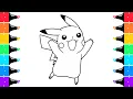 Pikachu Coloring Book Pokemon Coloring Pages Ohuhu Art Markers
