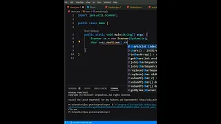 how to take character input in java
