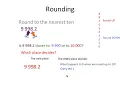 Rounding Notes From the Rounding Math Program