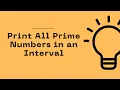 JavaScript Program to Print All Prime Numbers between 2 numbers Celotek