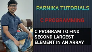 L 43 C PROGRAM TO FIND THE SECOND LARGEST ELEMENT IN AN ARRAY GATE CSE LECTURES C PROGRAMMING