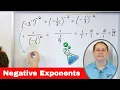 03 - Negative Exponents Powers of Zero Laws of Exponents Part 1