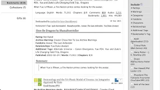 How to use Bookmarks on AO3 Basics