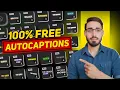 Generate 100% Free Auto CAPTIONS and SUBTITLES using AI