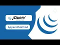 jQuery Append Method Append jQuery