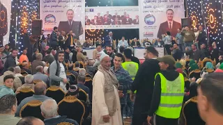 لحظه القاء كلمه الحج فوزي الرفاعي من مؤتمر النائب احمد علاء جعفر من مدينه الحامول دندنها