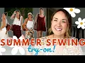 My Handmade Summer Wardrobe Sewing Update Styling