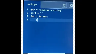 Reverse a String - Interview Python Question