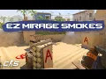 CS2 Mirage - EVERY T-Side Smoke in UNDER 2 MINUTES