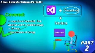 A level Computer Science 9618 P2 Crash Course Part 2 wbaatz