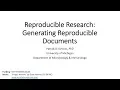 Literate Programming Documents