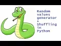 Random value generator and shuffling in python