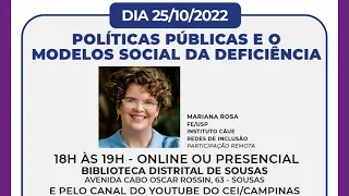 Políticas Públicas e o Modelo Social da Deficiência?
