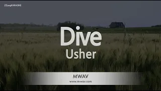 usher dive melody karaoke version 