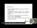 - Linked Lists