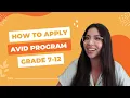 The AVID Program for High School Students