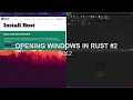 Opening Windows in Rust - SDL2
