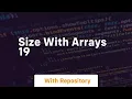 size with arrays 19