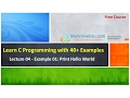 C Programming - Lecture 04