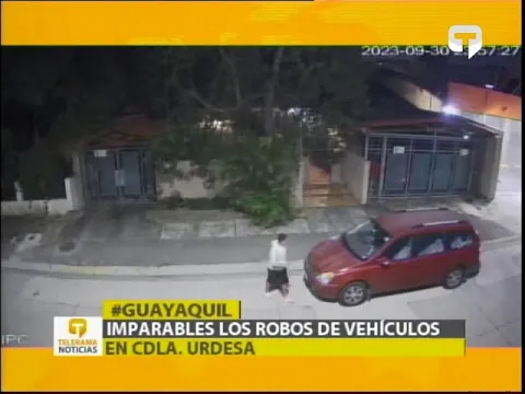 Imparable los robos de vehículos en Cdla Urdesa