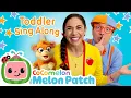Toddler Learning with Ms Appleberry and Blippi Play and Sing at The Melon Patch