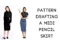 DIY Pattern Drafting A Midi Pencil Skirt Sew Anastasia