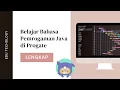 Belajar Bahasa Java Progate MODUL Java 1 LENGKAP - EDU TECHNOLOGY