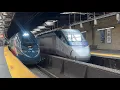 Amtrak NJ Transit Trains Newark Penn Station Secaucus Upper Level