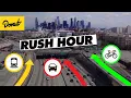 Download Lagu CAR vs BIKE vs TRAIN - We found the FASTEST way through LA Traffic