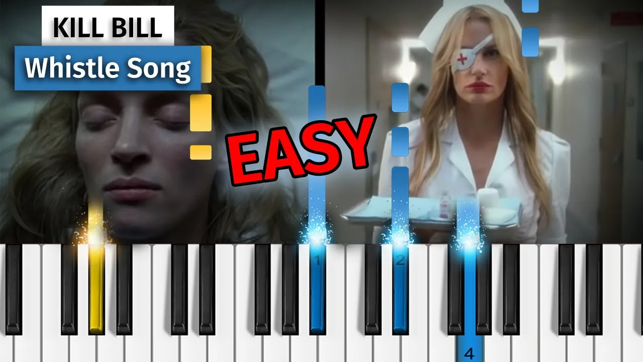 Kill Bill Whistle - EASY Piano Tutorial