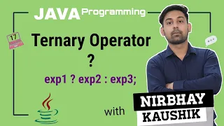 Ternary Operator In Java Operator Conditional Operator In Java Explain In Hindi By Nirbhay
