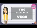 Syllabication with VCCV Words Reading and Writing For Kids