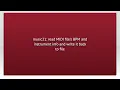 music21 read MIDI file s BPM and instrument info and write it back to file