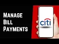 How to Set Up and Manage Bill Payments with Citigroup Bank