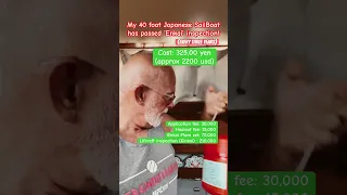 How Much My Boat Inspection Cost #japan #flares #liferaft