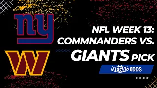 Commanders vs Giants Pick NFL Week 13 Predictions VegasOdds