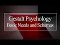 Gestalt Psychology Basic Needs and Schemas