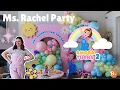 A Day in My Life as a Party Business Owner Ms Rachel Birt ay Setup