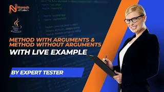 Session 14 Java for Selenium Method With Arguments Method Without Arguments with Live Example